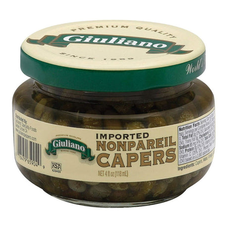 GIULIANO: Imported Nonpareil Capers, 4 oz - #tag1# - #tag2#