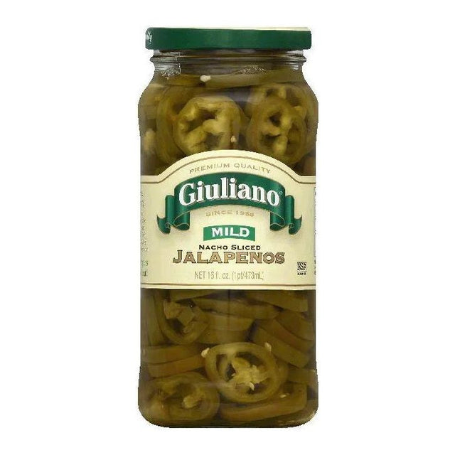 GIULIANO: Mild Nacho Sliced Jalapenos, 16 oz - #tag1# - #tag2#