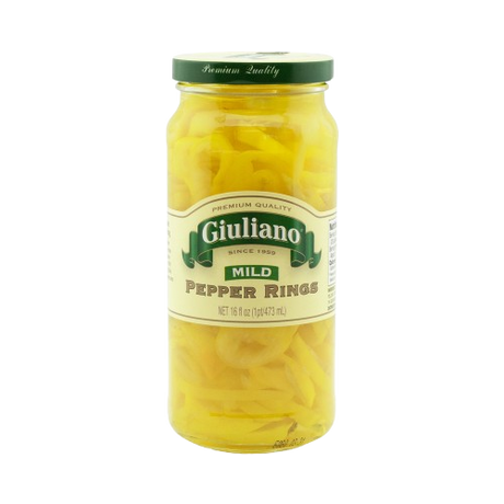 GIULIANO: Mild Pepper Rings, 16 oz - #tag1# - #tag2#