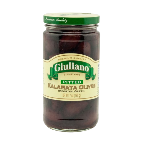 GIULIANO: Pitted Kalamata Olives, 6.5 oz - Sunshine Co Op. - #tag1# - #tag2# - #tag3# - #tag4#