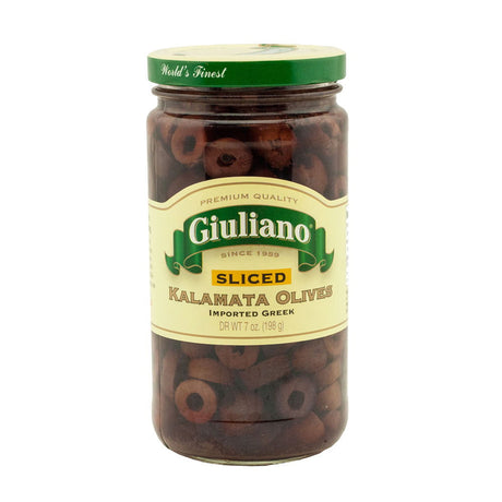 GIULIANO: Sliced Kalamata Olives, 7 oz - #tag1# - #tag2#