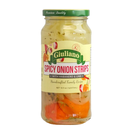 GIULIANO: Spicy Onion Strips With Habanero, 16 oz - #tag1# - #tag2#