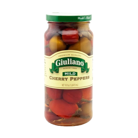 GIULIANO: Sweet Mild Cherry Peppers, 16 oz - #tag1# - #tag2#