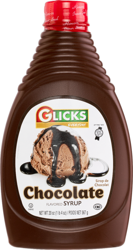 GLICKS: Glicks Chocolate Syrup 20 Oz Y, 20 oz - #tag1# - #tag2#
