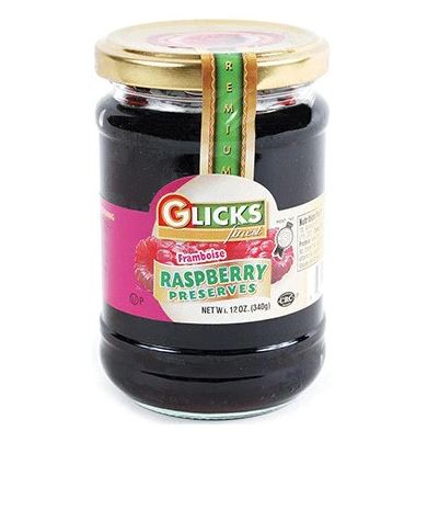 GLICKS: Raspberry Preserves, 31 oz - #tag1# - #tag2#