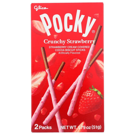 GLICO: Pocky Crunchy Strawberry, 1.79 oz - #tag1# - #tag2#