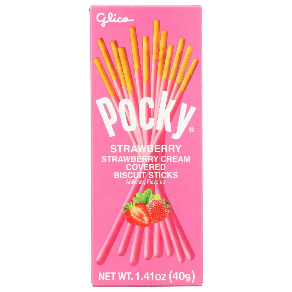 GLICO: Pocky Strawberry, 1.41 oz - Sunshine Co Op. - #tag1# - #tag2# - #tag3# - #tag4#