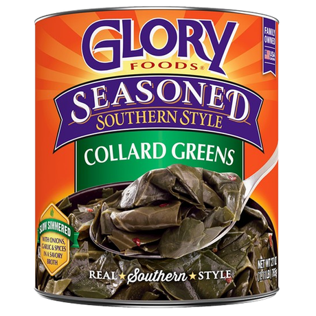 GLORY FOODS: Seasoned Collard Greens, 27 oz - Sunshine Co Op. - #tag1# - #tag2# - #tag3# - #tag4#
