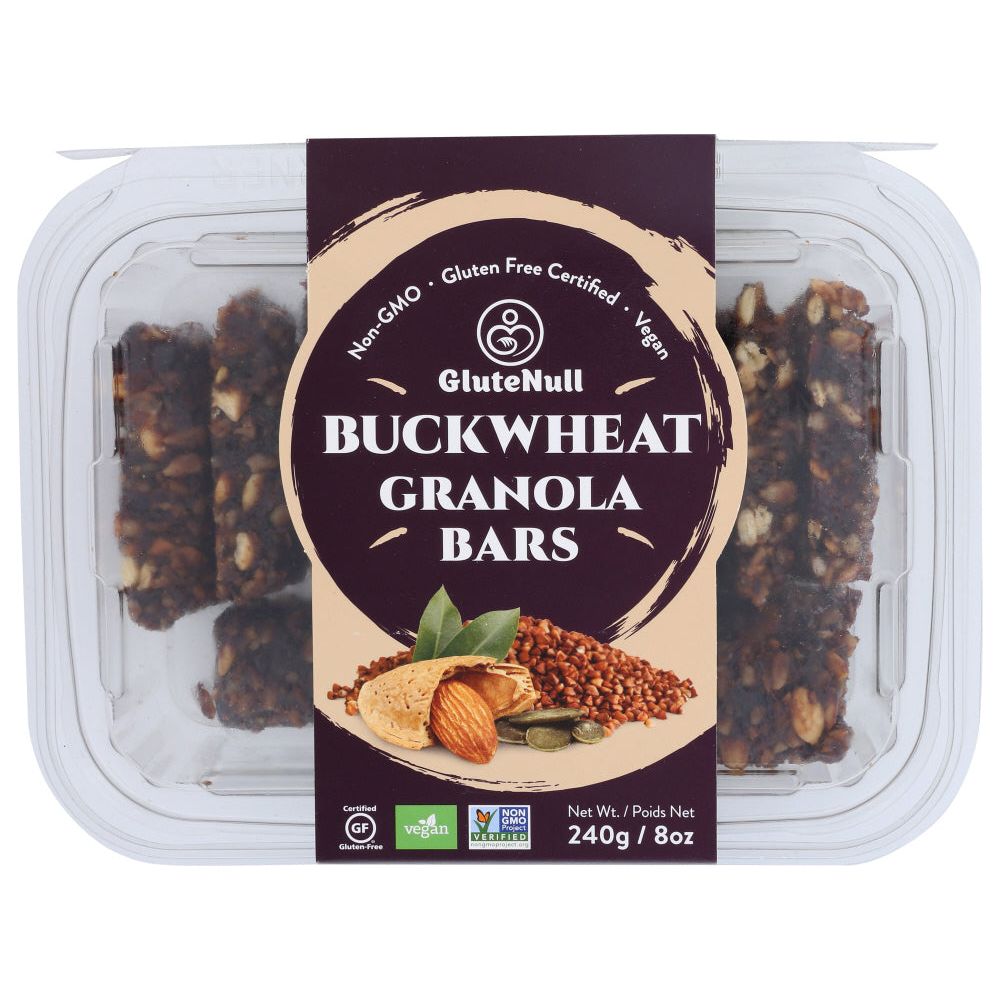 GLUTENULL: Buckwheat Granola Bars, 8 oz - #tag1# - #tag2#