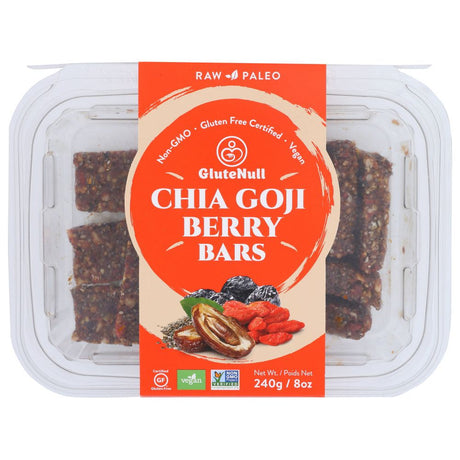GLUTENULL: Chia Goji Berry Bars, 8 oz - #tag1# - #tag2#