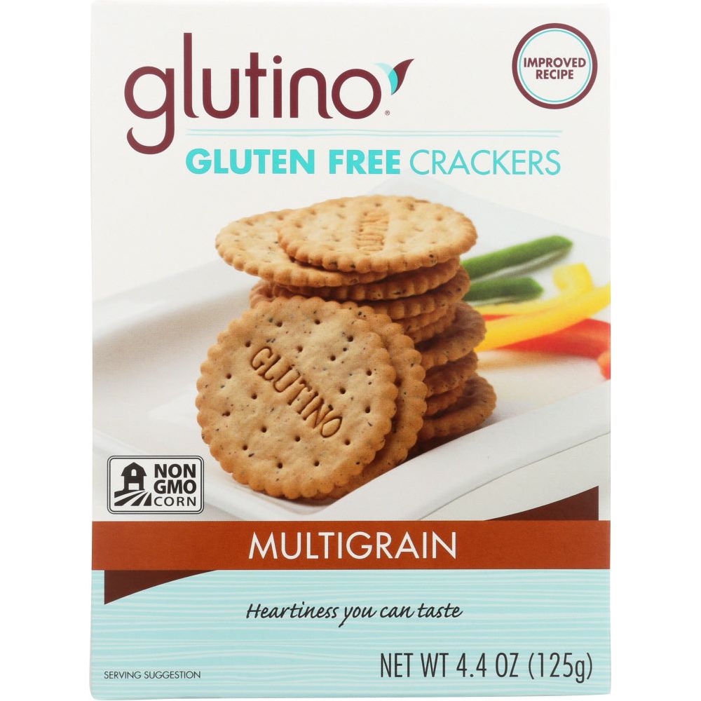 GLUTINO: Gluten Free Crackers Multigrain, 4.4 oz - #tag1# - #tag2#