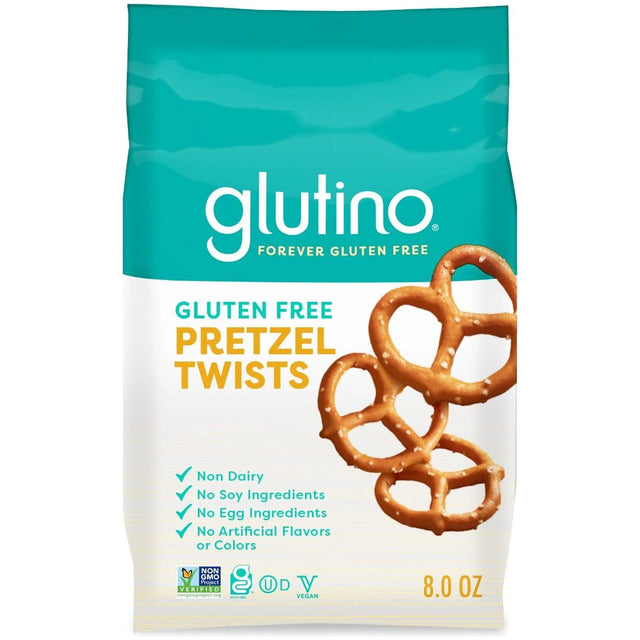 GLUTINO: Gluten Free Pretzel Twists, 8 oz - #tag1# - #tag2#