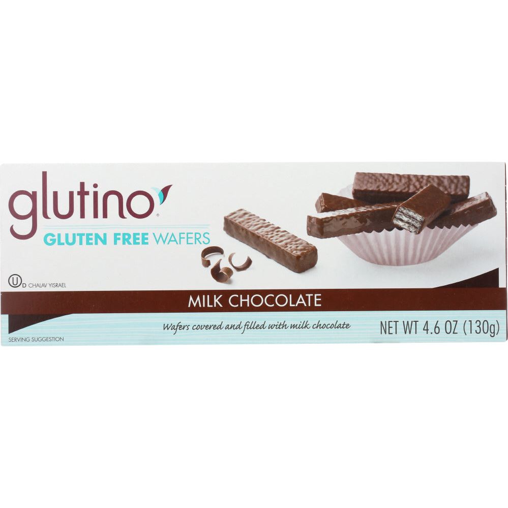GLUTINO: Gluten Free Wafers Chocolate Covered, 4.6 oz - #tag1# - #tag2#
