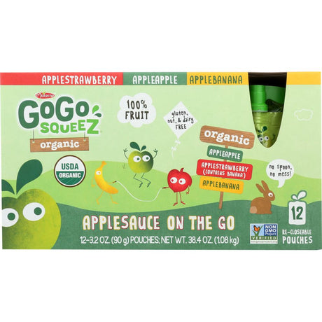 GOGO SQUEEZ: Applesc Pntry Pk3Flv 12Pk, 38.4 oz - #tag1# - #tag2#