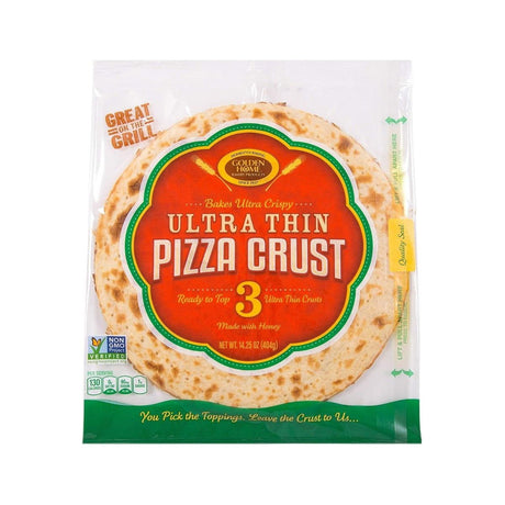 GOLDEN HOME: Ultra Crispy and Ultra Thin Pizza Crust 12-Inch, 14.25 oz - Sunshine Co Op. - #tag1# - #tag2# - #tag3# - #tag4#