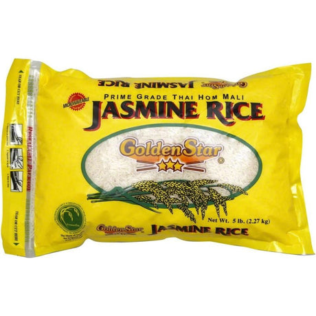 GOLDEN STAR: Jasmine Rice Premium, 5 lb - Sunshine Co Op. - #tag1# - #tag2# - #tag3# - #tag4#