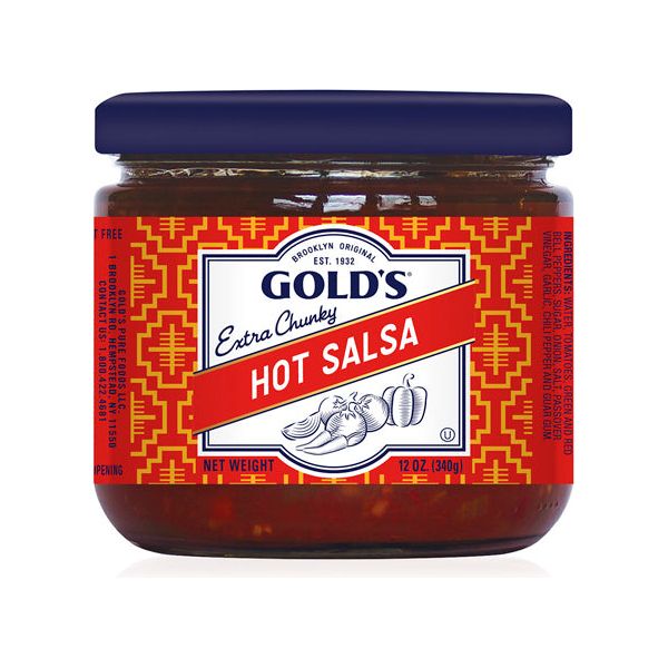 GOLDS: Extra Chunky Hot Salsa, 12 oz - #tag1# - #tag2#