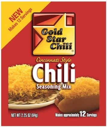GOLD STAR CHILI: Cincinnati Style Chili Seasoning, 2.25 oz - #tag1# - #tag2#