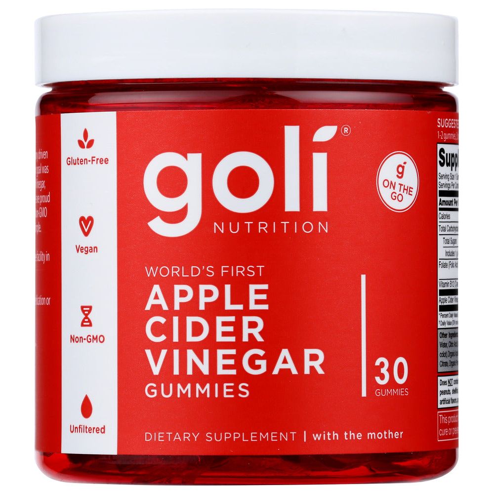 GOLI NUTRITION: Apple Cider Vinegar Gmmy, 30 PC - #tag1# - #tag2#