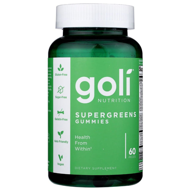 GOLI NUTRITION: Supergreens Gummies, 60 pc - #tag1# - #tag2#