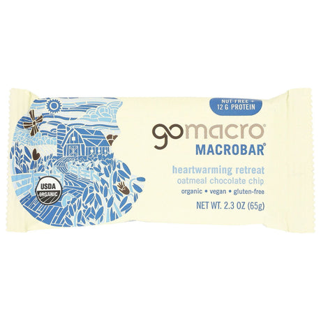 GOMACRO: BAR OATMEAL CHOC CHIP (2.300 OZ) - #tag1# - #tag2#