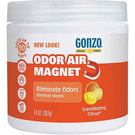 GONZO: Scentillating Citrus Odor Air Magnet Gel, 14 oz - #tag1# - #tag2#