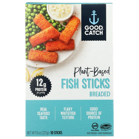 GOOD CATCH: Fish Stick Breaded Plnt B, 8 oz - #tag1# - #tag2#