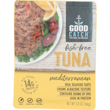 GOOD CATCH: Mediterranean Plant Based Tuna, 3.3 oz - #tag1# - #tag2#
