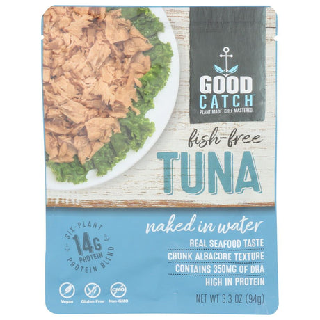 GOOD CATCH: Naked in Water Plant Based Tuna, 3.3 oz - #tag1# - #tag2#