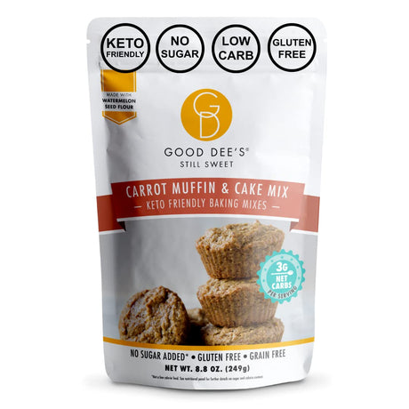 GOOD DEES: Carrot Muffin Cake Mix, 8.8 oz - #tag1# - #tag2#