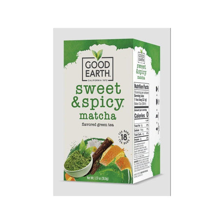 GOOD EARTH: Matcha Maker Green Tea, 18 bg - Sunshine Co Op. - #tag1# - #tag2# - #tag3# - #tag4#