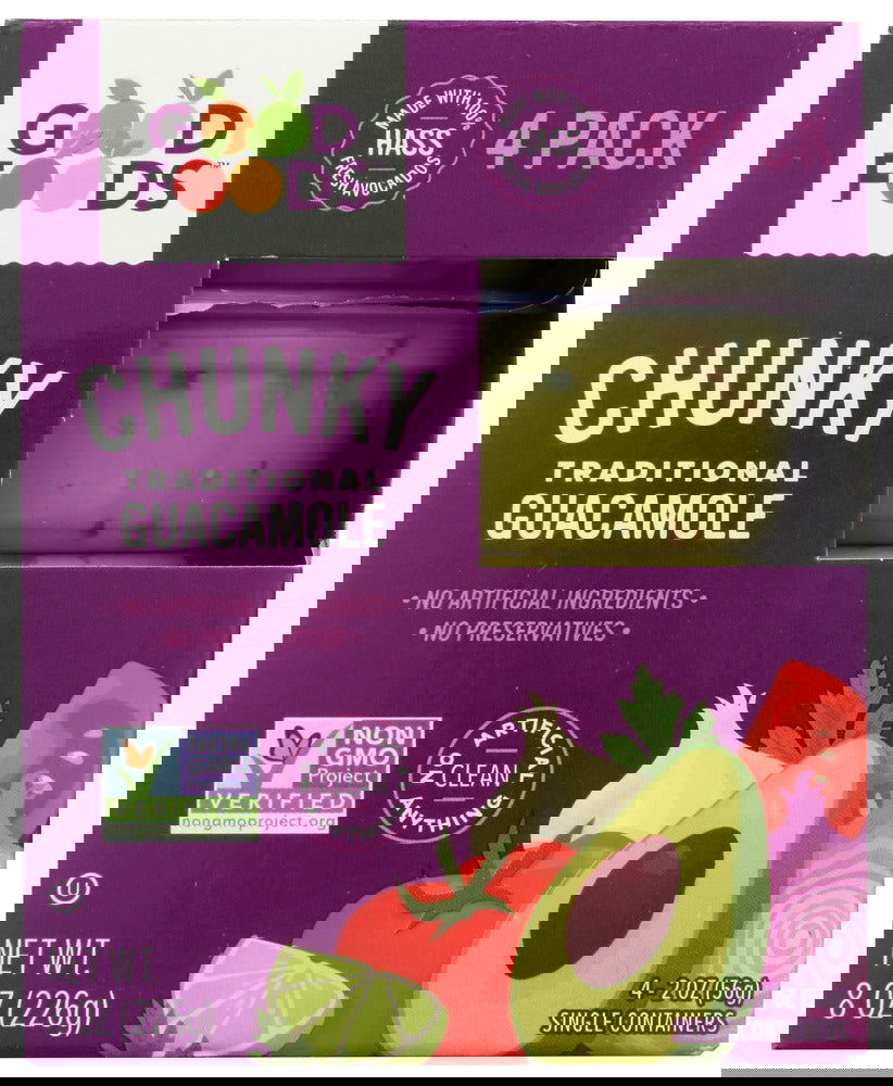 GOOD FOODS: Dip Guac Chunky, 8 oz - #tag1# - #tag2#