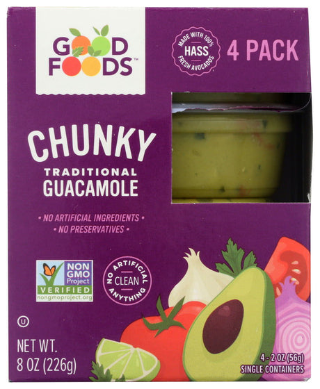 GOOD FOODS: Dip Guac Chunky, 8 oz - #tag1# - #tag2#