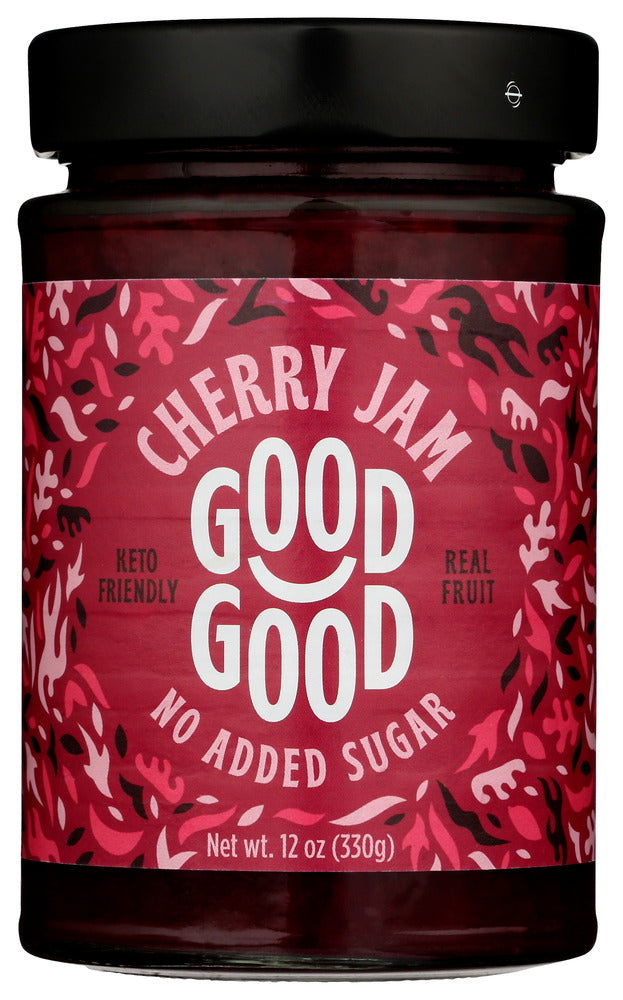 GOOD GOOD: Cherry Jam Keto Friendly No Added Sugar, 12 oz - #tag1# - #tag2#