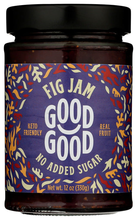 GOOD GOOD: Fig Jam Keto Friendly No Added Sugar, 12 oz - #tag1# - #tag2#