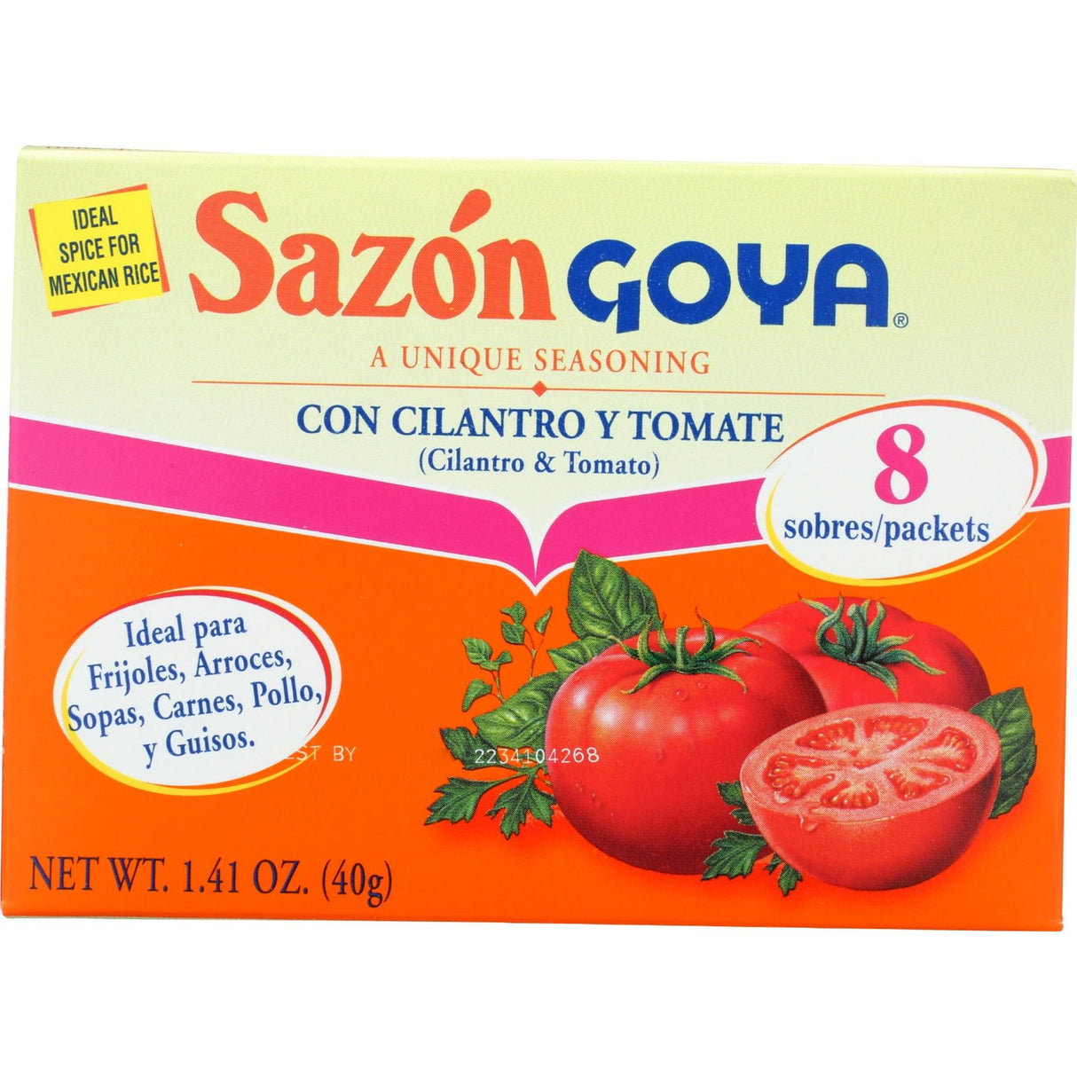 GOYA: Sazon Con Cilantro Tomato, 1.41 oz - Sunshine Co Op. - #tag1# - #tag2# - #tag3# - #tag4#
