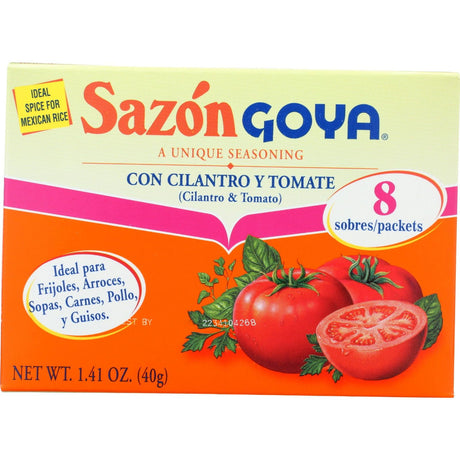 GOYA: Sazon Con Cilantro Tomato, 1.41 oz - Sunshine Co Op. - #tag1# - #tag2# - #tag3# - #tag4#