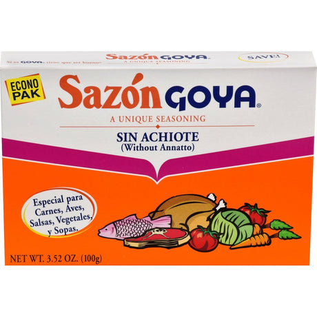 GOYA: Sazon Seasoning Without Annatto,, 3.52 oz - #tag1# - #tag2#