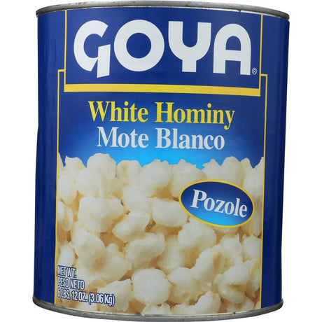 GOYA: White Hominy, 108 oz - #tag1# - #tag2#