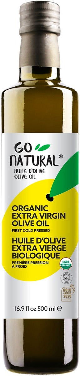 GO NATURAL OLIVE OIL: Organic Extra Virgin Olive Oil, 16.9 fo - #tag1# - #tag2#