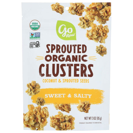 GO RAW: Clusters Coconut And Sprouted Seeds Sweet N Salty, 3 OZ - #tag1# - #tag2#