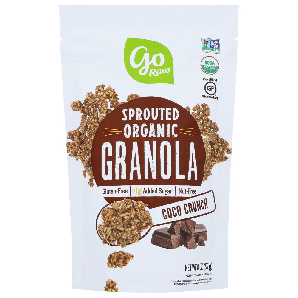 GO RAW: Granola Coco Crunch, 8 OZ - #tag1# - #tag2#