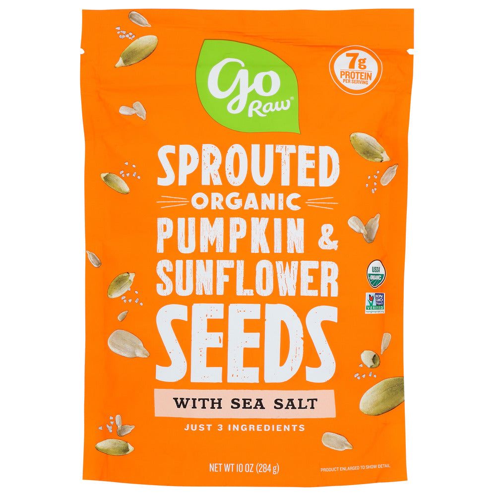 GO RAW: Sprouted Sunflower Pumpkin S Org, 10 oz - #tag1# - #tag2#