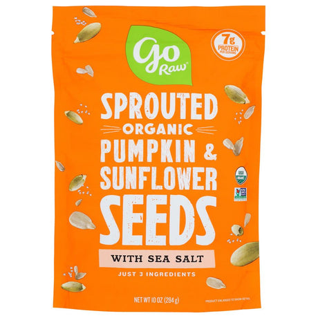 GO RAW: Sprouted Sunflower Pumpkin S Org, 10 oz - #tag1# - #tag2#