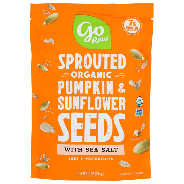 GO RAW: Sprouted Sunflower Pumpkin S Org, 10 oz - #tag1# - #tag2#