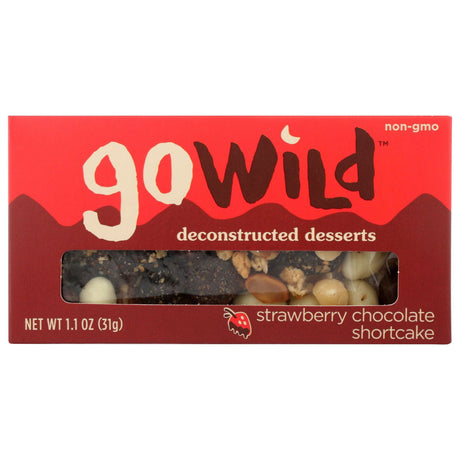 GO WILD: Snack Strwbry Choc Shrtck, 1.1 oz - #tag1# - #tag2#