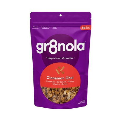 GR8NOLA: Cinnamon Chai Superfood Granola, 10 oz - #tag1# - #tag2#