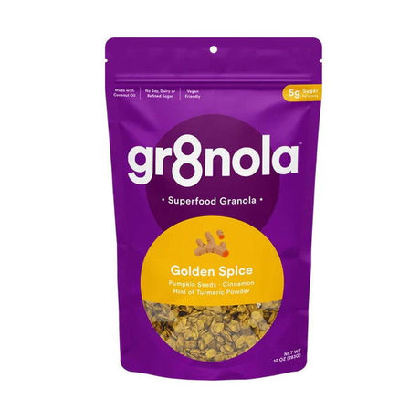 GR8NOLA: Golden Spice Superfood Granola, 10 oz - #tag1# - #tag2#