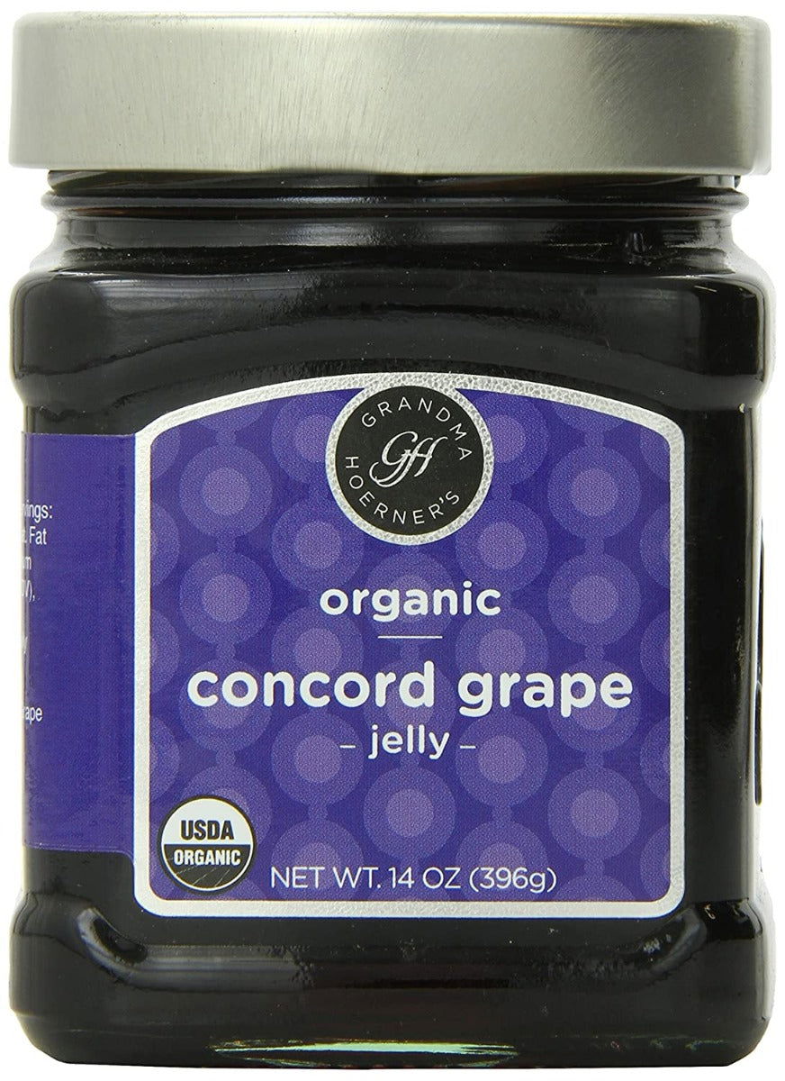 GRANDMA HOERNERS: Organic Concord Grape Jelly, 14 oz - #tag1# - #tag2#