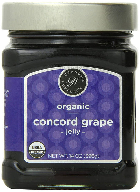 GRANDMA HOERNERS: Organic Concord Grape Jelly, 14 oz - #tag1# - #tag2#